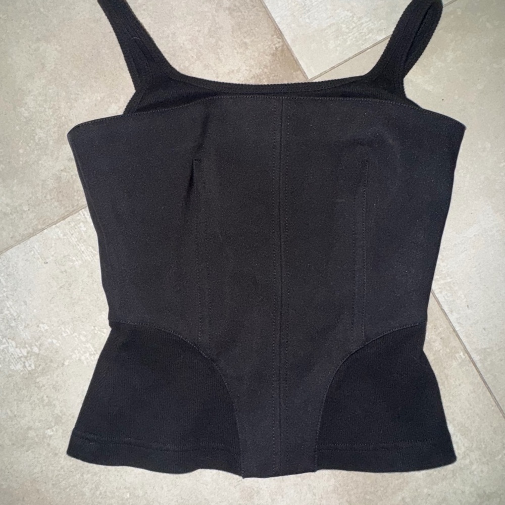 Dion Lee Black Corset Top